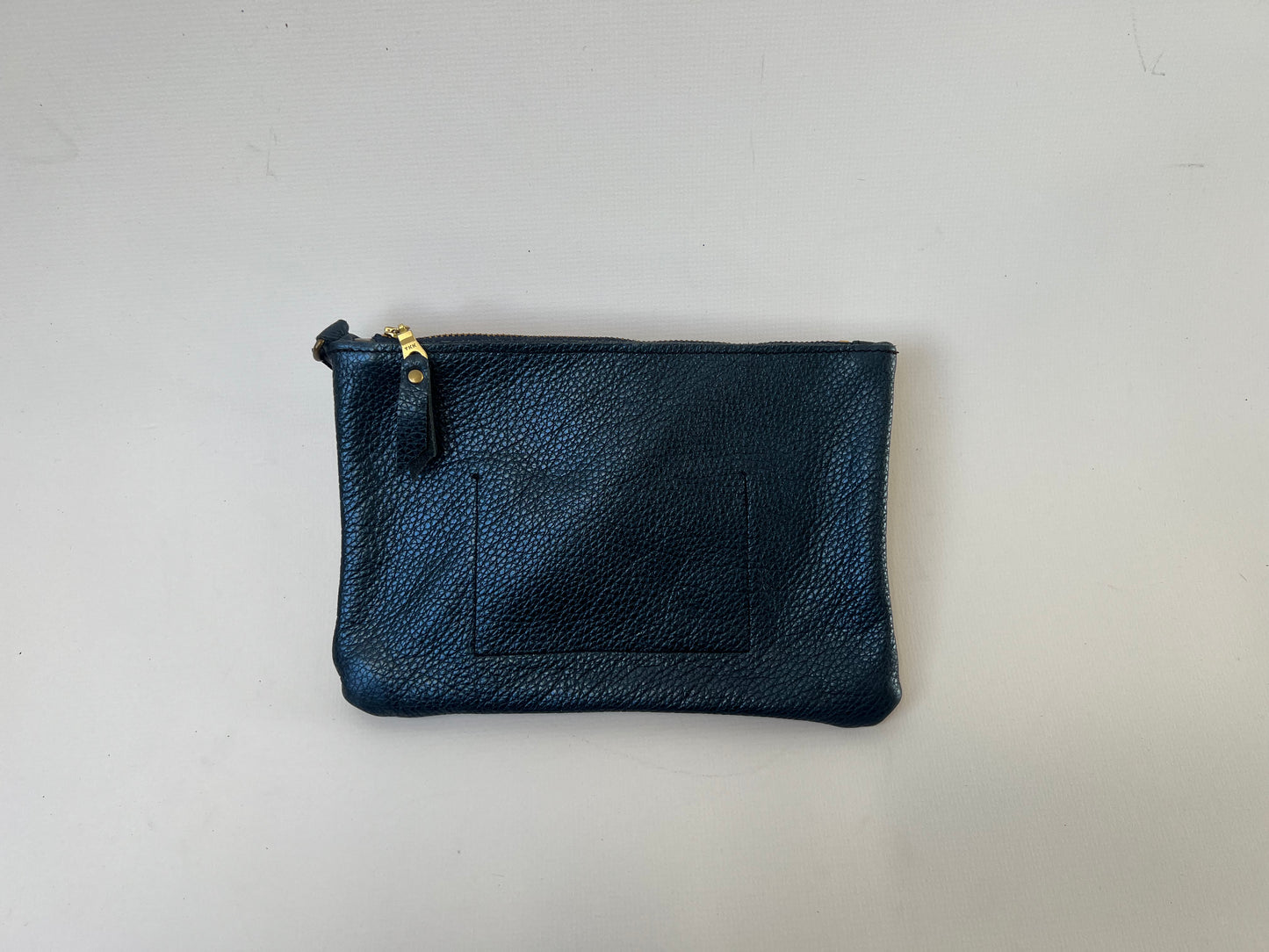 Astrid Clutch Bag | Tan and Constellation Blue