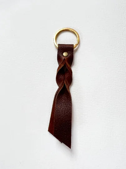 Twist Key Ring | Brown