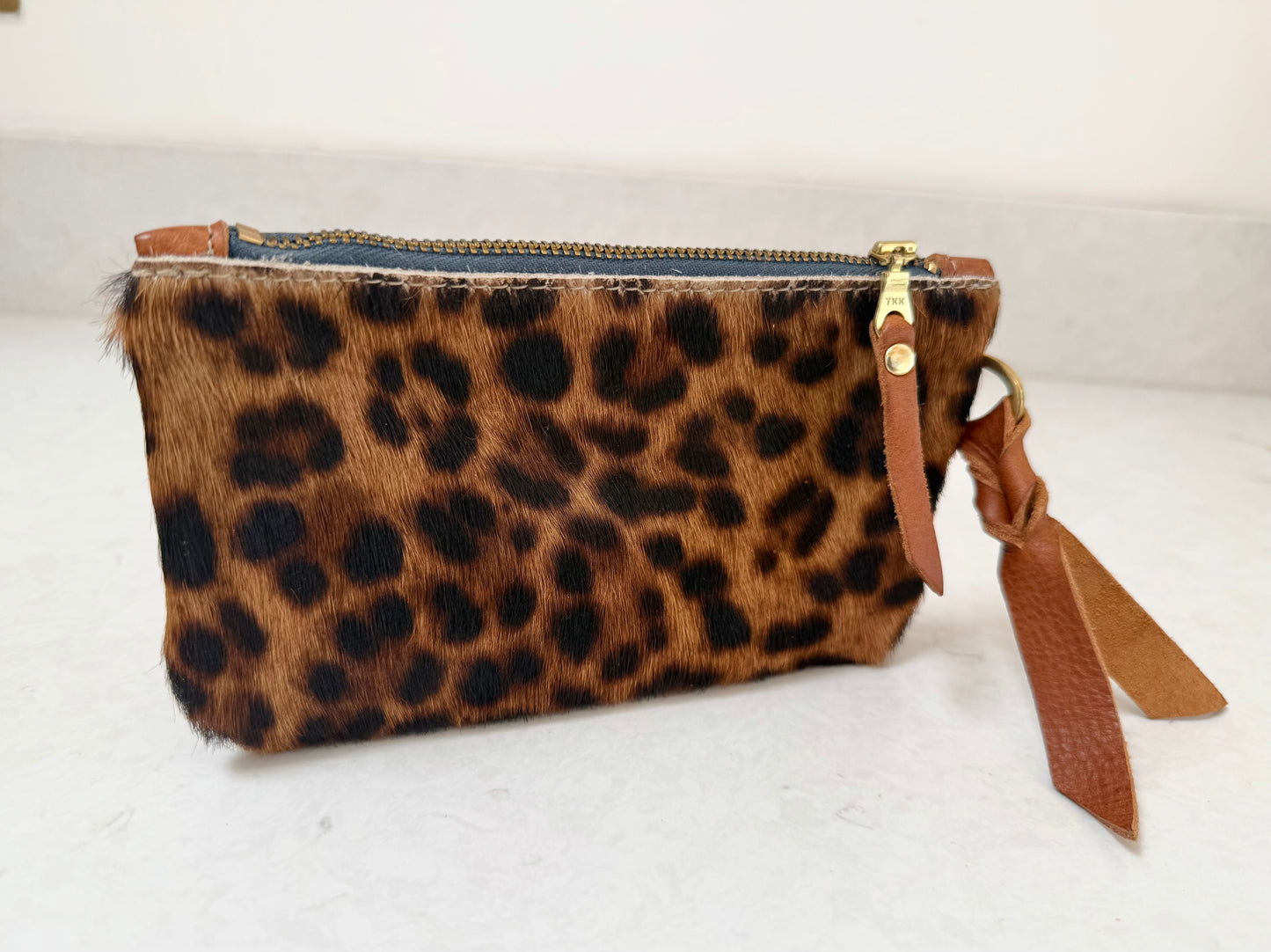 Large Coin Purse | Jaguar and Tan