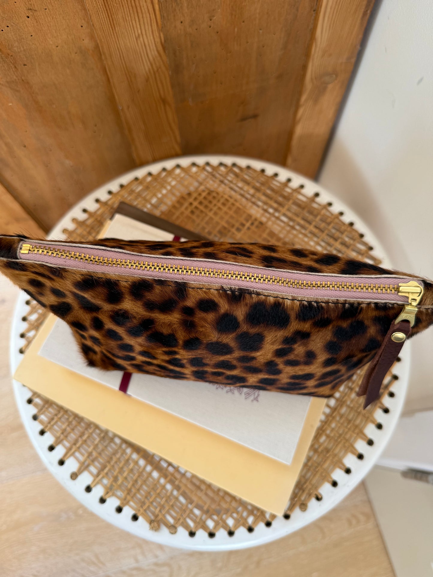 Small Cosmetics Bag | Jaguar and Pink