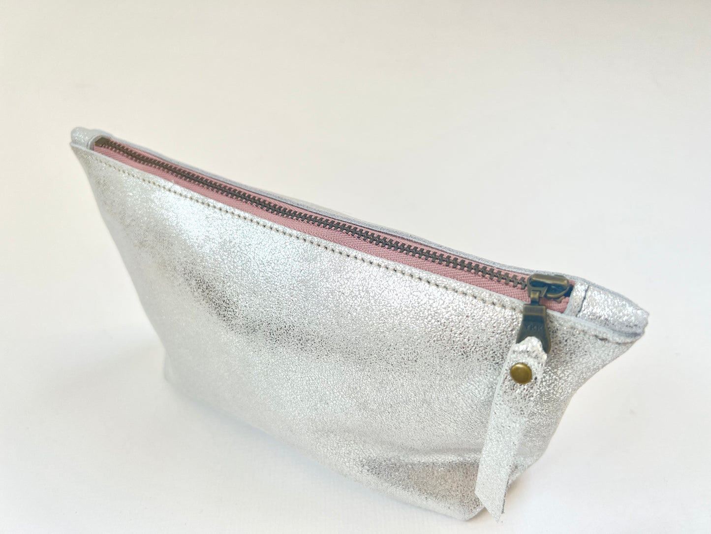 Small Cosmetics Bag | Silver