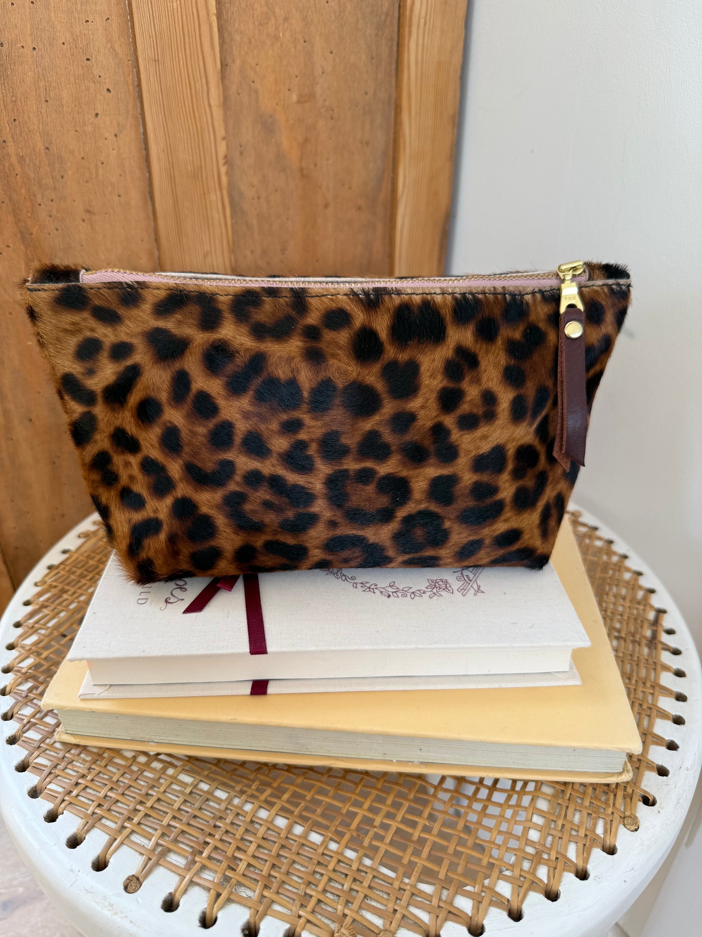 Small Cosmetics Bag | Jaguar and Pink