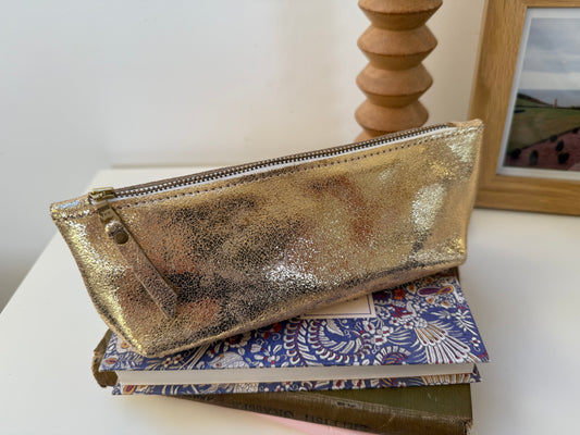 Pencil Case | Gold