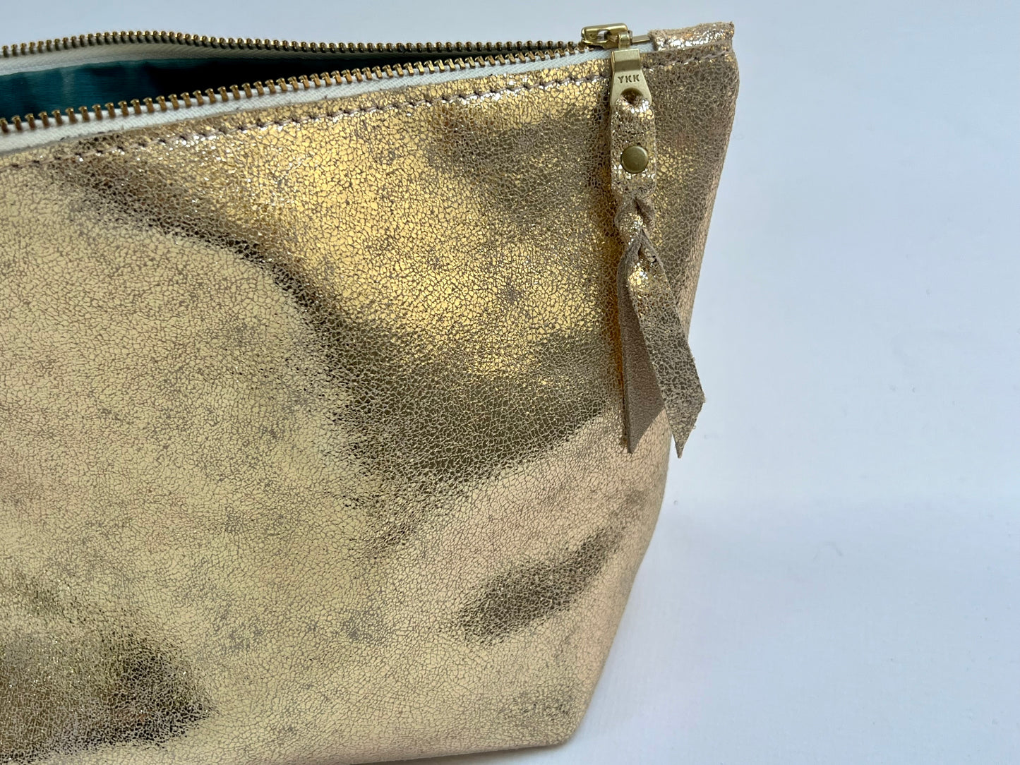 Large Cosmetics Pouch | Gold