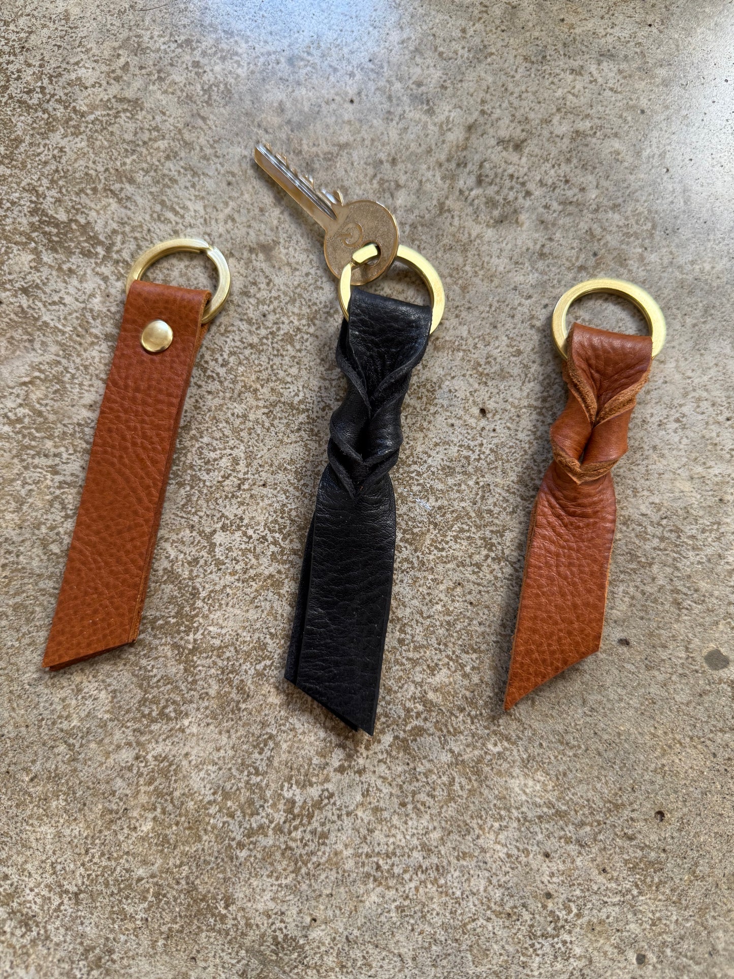 Twist Key Ring | Black