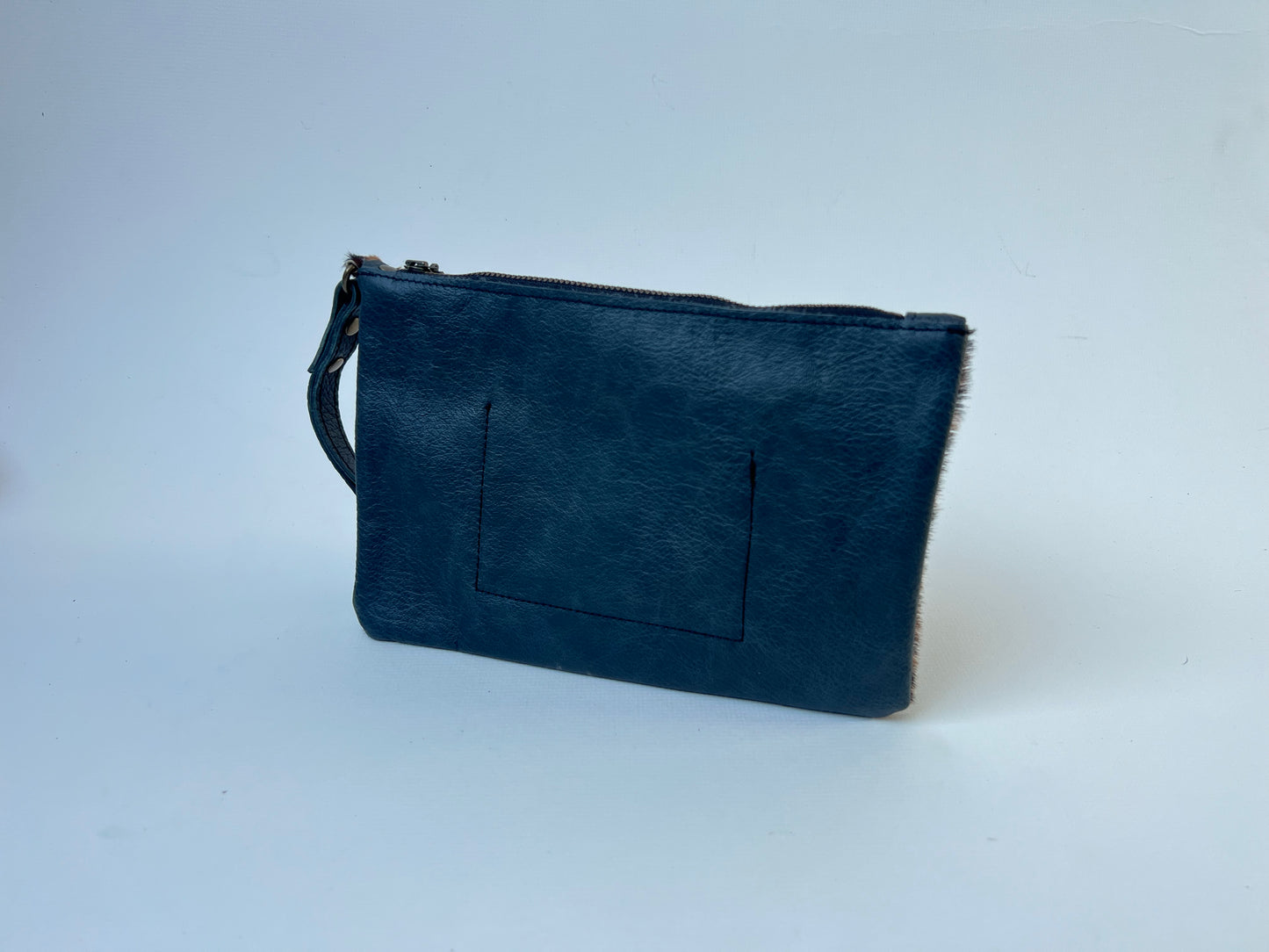Astrid Clutch Bag | Jaguar and Blue Charcoal