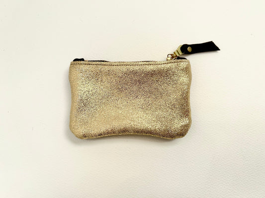 Small Coin Purse | Gold & Black