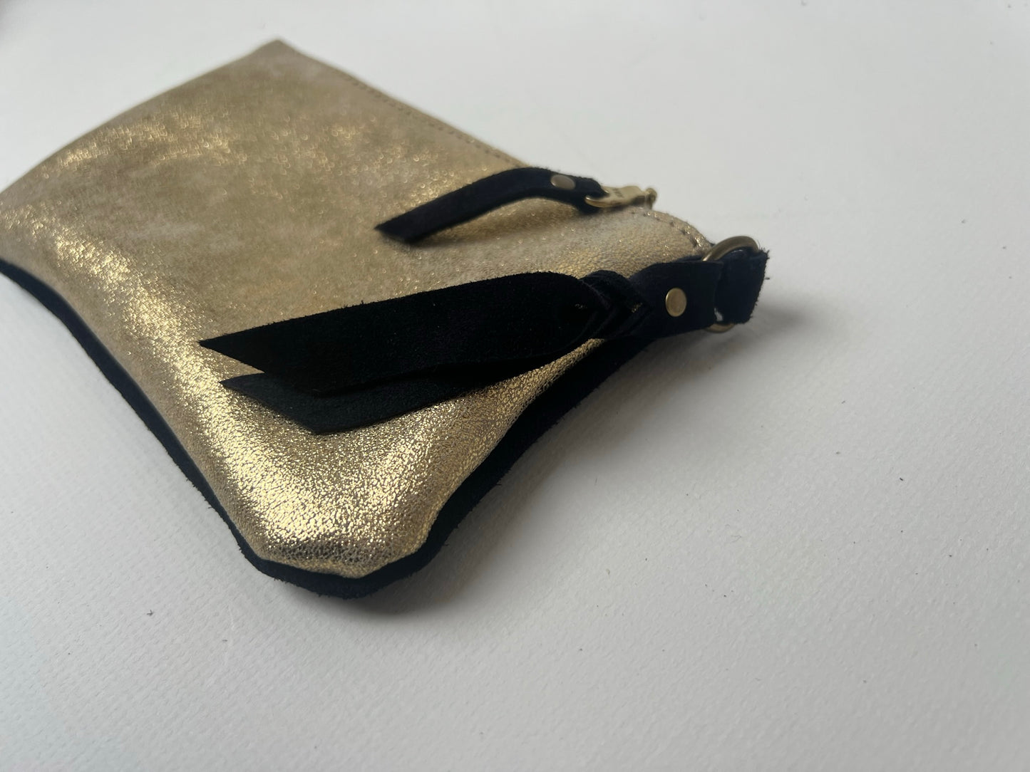 Large Coin Purse | Gold and Navy